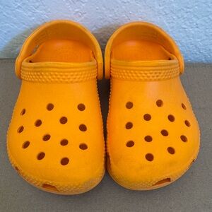 Kids Orange Clogs